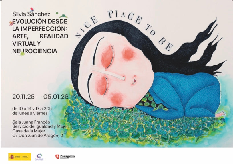 Exposición"Evolución desde la imperfección: arte, realidad virtual y neurociencia en la Casa de la Mujer JUANA FRANCES de Zaragoza, 20 noviembre 2025-5 enero 2026