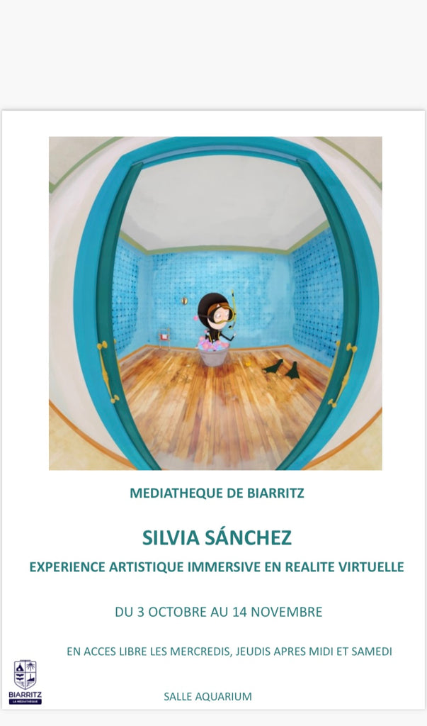 Del 3 de Octubre al 14 de Noviembre en la Mediateque de Biarritz: Exhibición artistica inmersiva en la realidad virtual