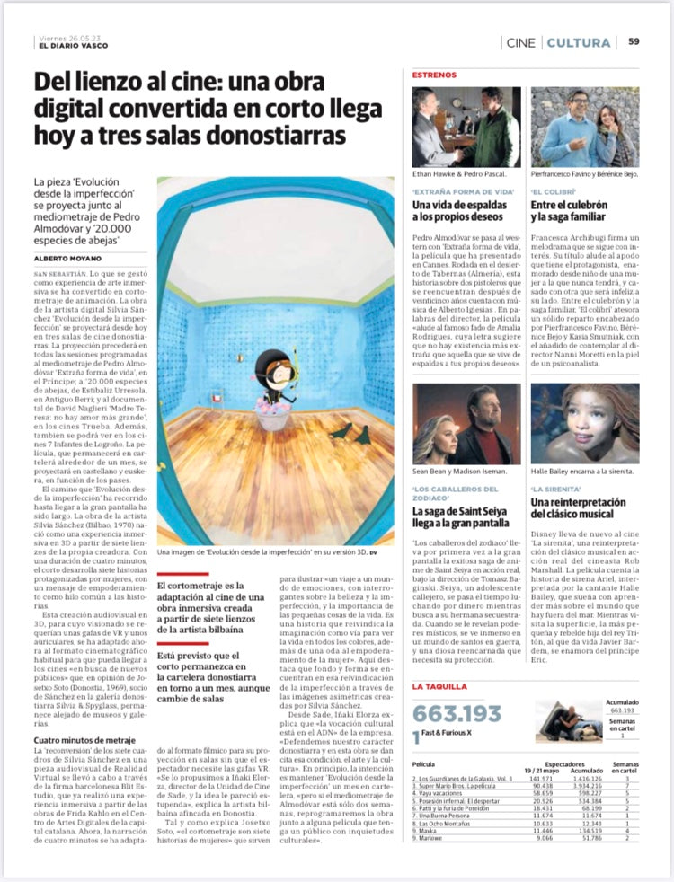 26/05/2023 Publicación Diario Vasco